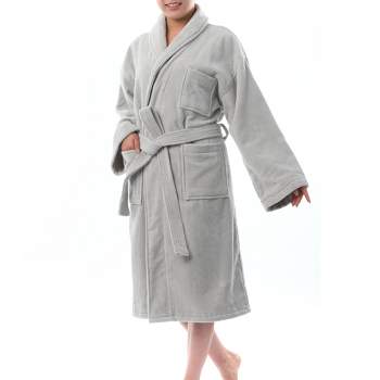 TowelSelections Mens Hooded Robe, Premium Cotton Terry Cloth Bathrobe, Soft Bath  Robes for Men XS-4X Large Frost Gray at  Men's Clothing store