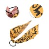 Unique Bargains Triangle Ribbon Letter Hair Elastic Band 1 Pc - 3 of 4