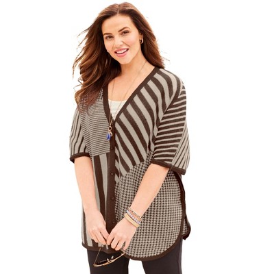 Catherines V-Neck Pullover Duster