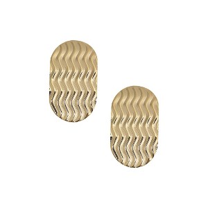 SOHI Women's California Gold Casual Stud Earrings - 1 of 4