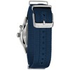 Caravelle by Bulova Men's Quartz with Light Up Vintage Watch, Blue Nylon Strap, Blue Dial,  Day / Date, 3 Hand - 4 of 4