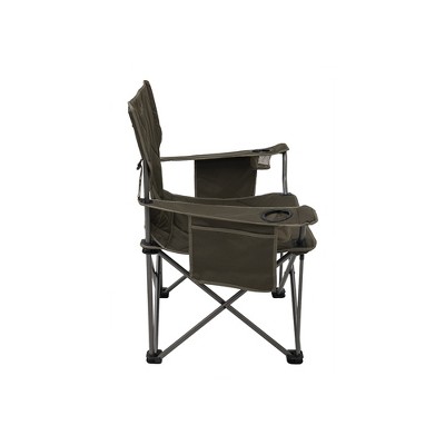 Clay Heavy-Duty Steel Frame Camping Chair with Armrests