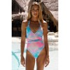 Moda Minx Chasing Sunsets 'Dusk 'Til Dawn' Pastel Tie Dye Crystal Multiway Swimsuit - 4 of 4