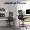 Ergonomic Tall Office Chair with Lumbar Support & Flip-Up Armrests, Standing Desk Chair with 300 lbs Capacity - 4 of 4