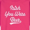 Men's - Instant Message - Irish You Were Beer Graphic Fleece Sweatshirt - 2 of 4