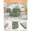 Kids Couch, 2-in-1 Convertible Toddler Sofa Chair, Fold Out Lounger Bed, Soft Teddy Fleece for Playroom, Nursery, Birthday Gift - 4 of 4