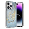 SaharaCase Marble Series Case for Apple iPhone 14 Pro Max Blue Marble (CP00369) - 2 of 4