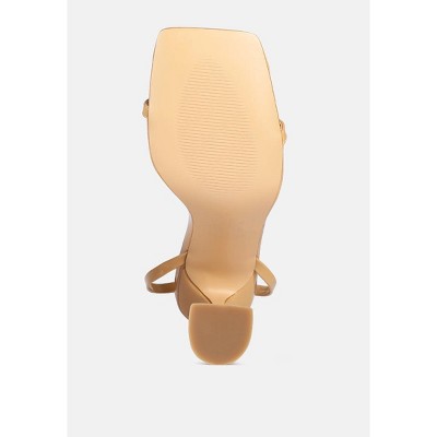 Lewk Strappy Tie Up Spool Heel - image 5