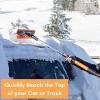 BIRDROCK HOME 60" Premium Extendable Snow Brush with Squeegee & Ice Scraper for Car or Truck - 4 of 4