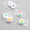 Big Dot of Happiness Colorful Baby Shower - Gender Neutral Party Round Candy Sticker Favors - Labels Fits Chocolate Candy (1 sheet of 108) - 3 of 4