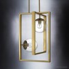 Urban Ambiance Luxury Minimalist Pendant Light,  20.5"H x 13.5"W,  Brushed Bronze Finish, UHP3262 - 3 of 4