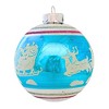 Christopher Radko 4.25 In Sleigh Flocked Ball Ornament Shiny Brite Vintage Inspired Tree Ornaments - 2 of 3