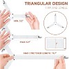 12 Pcs Bed Sheet Straps, Upgrade Fitted Bed Sheet Holders for Corners, Non Slip Sheet Clips White - 2 of 4