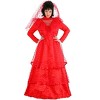 HalloweenCostumes.com Red Gothic Wedding Dress Costume - 4 of 4