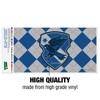 Harry Potter Ravenclaw Plaid Sigil Automotive Bumper Sticker - 3 of 4