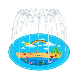 WOPET 67" Inflatable Splash Pad for Kids, Toddlers & Dogs ¨C Outdoor Sprinkler Play Mat, Baby Wading Pool for Backyard Fun - 1 of 1