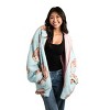 My Melody Oversized Faux Shearling Zip-Front Hoodie - 2 of 4
