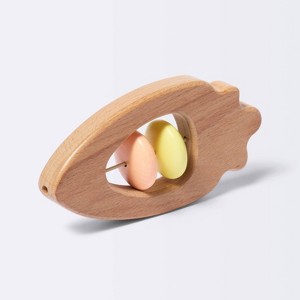 Wooden Baby Rattle - Easter Carrot - Cloud Island™ - 1 of 3