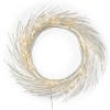 Nicbex Christmas Decorations Home Decor Christmas Wreath 24" Paper Wreath with LED Lights Pre-Decorated Holiday Ornaments - 2 of 4