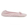 Softones by MUK LUKS Women's Stretch Satin Ballerina Slipper - 3 of 4