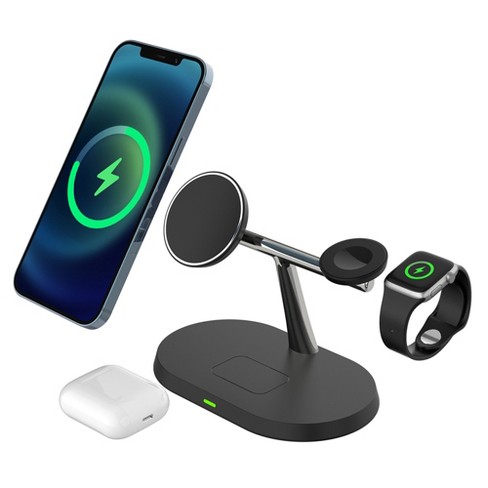 Belkin Boostcharge Pro 15w 3-in-1 Wireless Charger With Magsafe : Target
