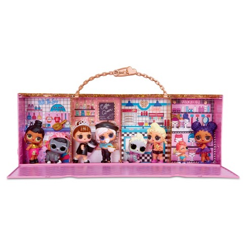 LOL Surprise 4 IN 1 Fashion Show On The Go Doll Pets Carrying Case Display Store 