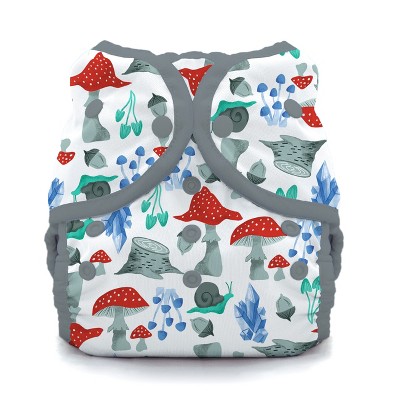 Thirsties | Duo Wrap Snap Pack of 1 - Forest Frolic Multicolored Diaper Cover, Size One