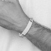 Black Bow Jewelry Men's 11mm Polished Stainless Steel Figaro Link I.D. Bracelet, 9 Inch - 4 of 4