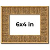 PosterPalooza | Photo Size Sculpted Black Picture Frame - UV Acrylic, Foam Board Backing, Hanging Hardware - 2 of 4