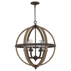 Quoizel Lighting Fusion 6 - Light Pendant in  Rustic Black - 1 of 4