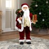 Northlight Holly Berry Santa Claus with Presents Christmas Figure - 36" - 2 of 4
