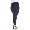 Plus Size Super Soft Elastic Waistband Scuba Pants - 3 of 4