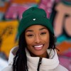 Dalix Lil Heart Embroidered Beanie Warm Winter Knit Hat Women - 4 of 4