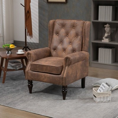 NicBex Accent Chair with Sturdy Wood Legs,Lounge Chair with Wood Frame,Modern Arm Chair for Bedroom,Reading Room