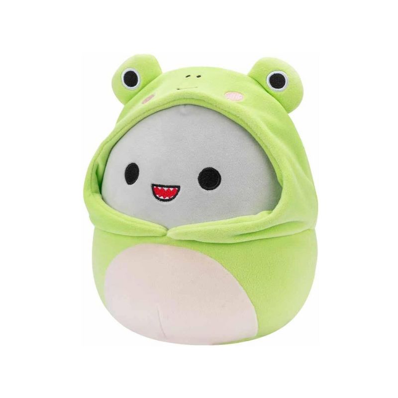 Squishmallows Easter Squad 12 Inch Plush | Gordon the Shark in Frog Hoodie, 3 of 10