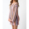 Women's Island Time Crochet Cover Up - OLIVACEOUS - 2 of 3