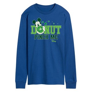 Men's - Disney - Donut Pinch Me Long Sleeve Graphic T-Shirt - 1 of 4
