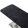 NicBex Modern Square Stretchable Dining Table with X-Shape Leg for 4 to 6,Dining Room,Living Room,Space-Saving - 4 of 4