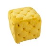 Maliang Modern Velvet Upholstered Ottoman for Living Room, Bedroom, Entrance - 2 of 4