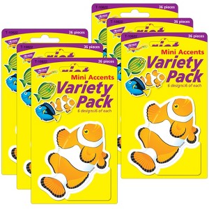 TREND Fish Mini Accents Variety Pack, 36 Per Pack, 6 Packs - 1 of 4