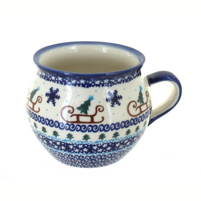 Blue Rose Polish Pottery 56 Vena Bubble Soup Mug