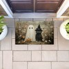 Stupell Industries Ghost & Black Kitten Printed Outdoor Door Mat, design by Arlington Prints, 18"x30" - 3 of 4