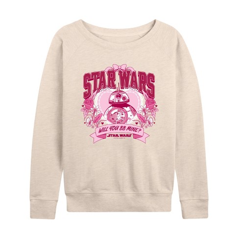 Women's - Star Wars - Valentine Bb8 Collegiate Lightweight French Terry Slouchy - image 1 of 4