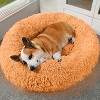 PetLuv"Soft Warm Fleece Dog & Cat Bed, Cozy Nest Cushion for Small/Medium Pets - Comfortable & Durable"BrownDGrayGray&Pink - 2 of 4