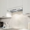 Cosmo COS-30IRHS 30 in. Lumin Collection 380 CFM Ducted Insert Range Hood, Touch Controls, LED Lights, Stainless Steel - 2 of 4
