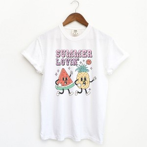 Simply Sage Market Women's Summer Lovin' Fruit Short Sleeve Garment Dyed Tee - 1 of 3