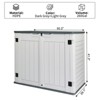 Karl Home 254 Gal HDPE Gray White Storage Deck Box - 3 of 4