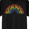 Love Unity Peace Men's Black T-Shirt - 2 of 3