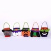 MyKids-USA Halloween Witch Pumpkin Tote Candy Bag with Decorative Props - 4 of 4
