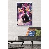 Trends International James Booker - Space Sloth With Pizza Riding Ice Cream Panda Framed Wall Poster Prints - 2 of 4